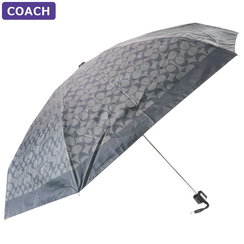 COACH コーチ 傘 C4322 折りたたみ シグネチャー アウトレット