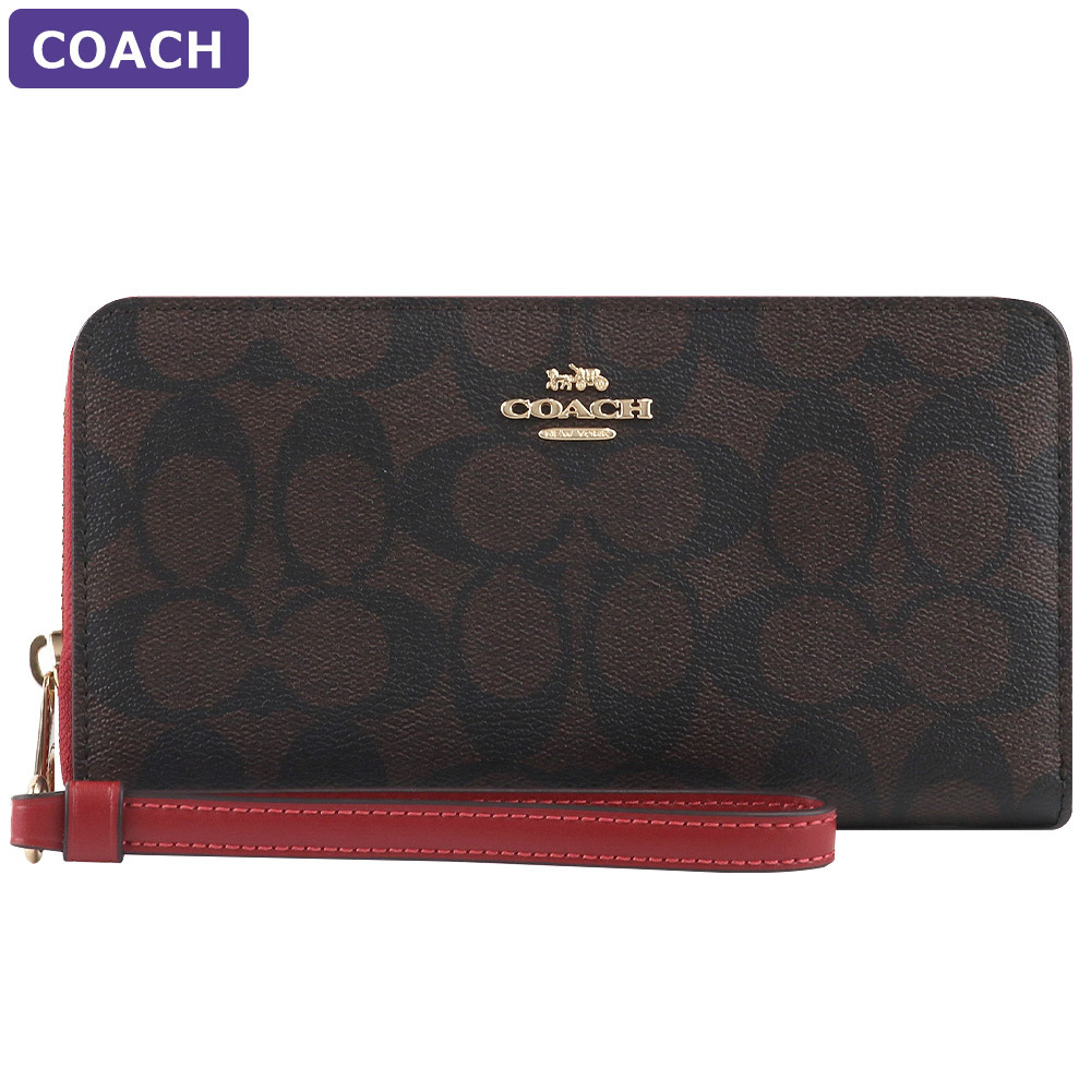 コーチ COACH 財布 長財布 C4452 ストラップ付 シグネチャー アウトレット レディース ウォレット 新作｜hommage｜07