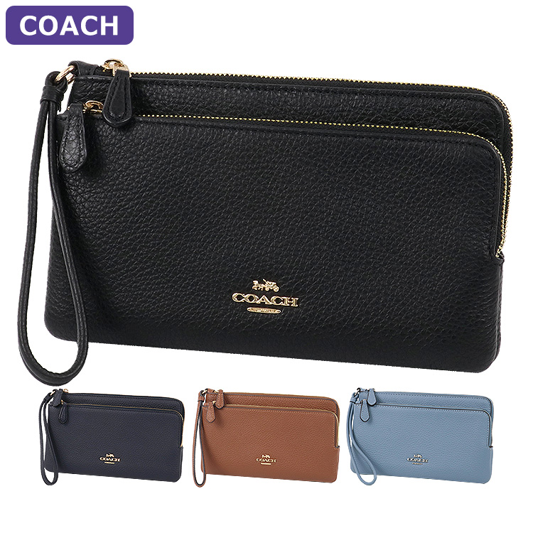 ✨️新品未使用✨COACHブラック長財布 ストラップ付き COACH（コーチ） 財布 長財布 C5610 ストラップ アウトレット