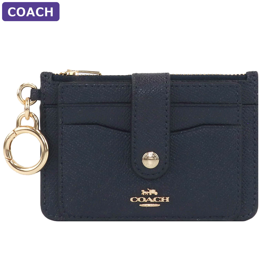 【韓国即発】 COACH キーリング フラグメントケース C6881小物 COACH コーチ パスケース C6881 IMBHP キーリング フラグメント