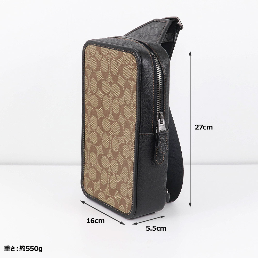 【ほぼ未使用！美品】COACH ボディバッグ 中古・古着通販】COACH (コーチ) ボディーバッグ ブラウン｜ブランド