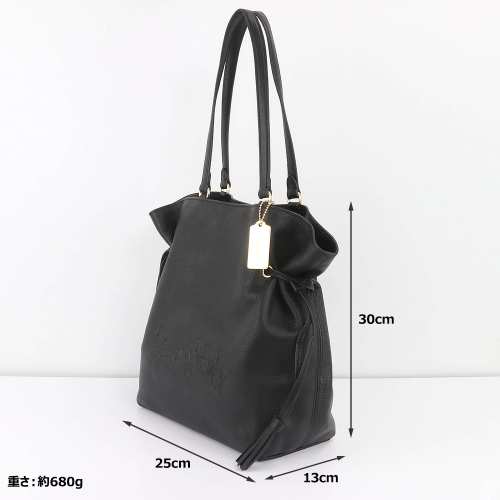 COACH コーチ バッグ トートバッグ CA200 IMBLK レザー 革