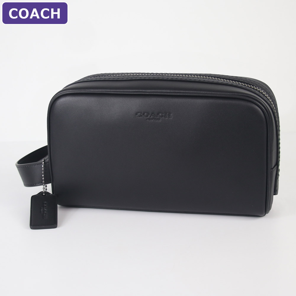 コーチ ハンドバッグ セカンドバッグ COACH CAT30 QB/BK 楽天市場】コーチ ポーチ メンズ COACH セカンドバッグ レザー