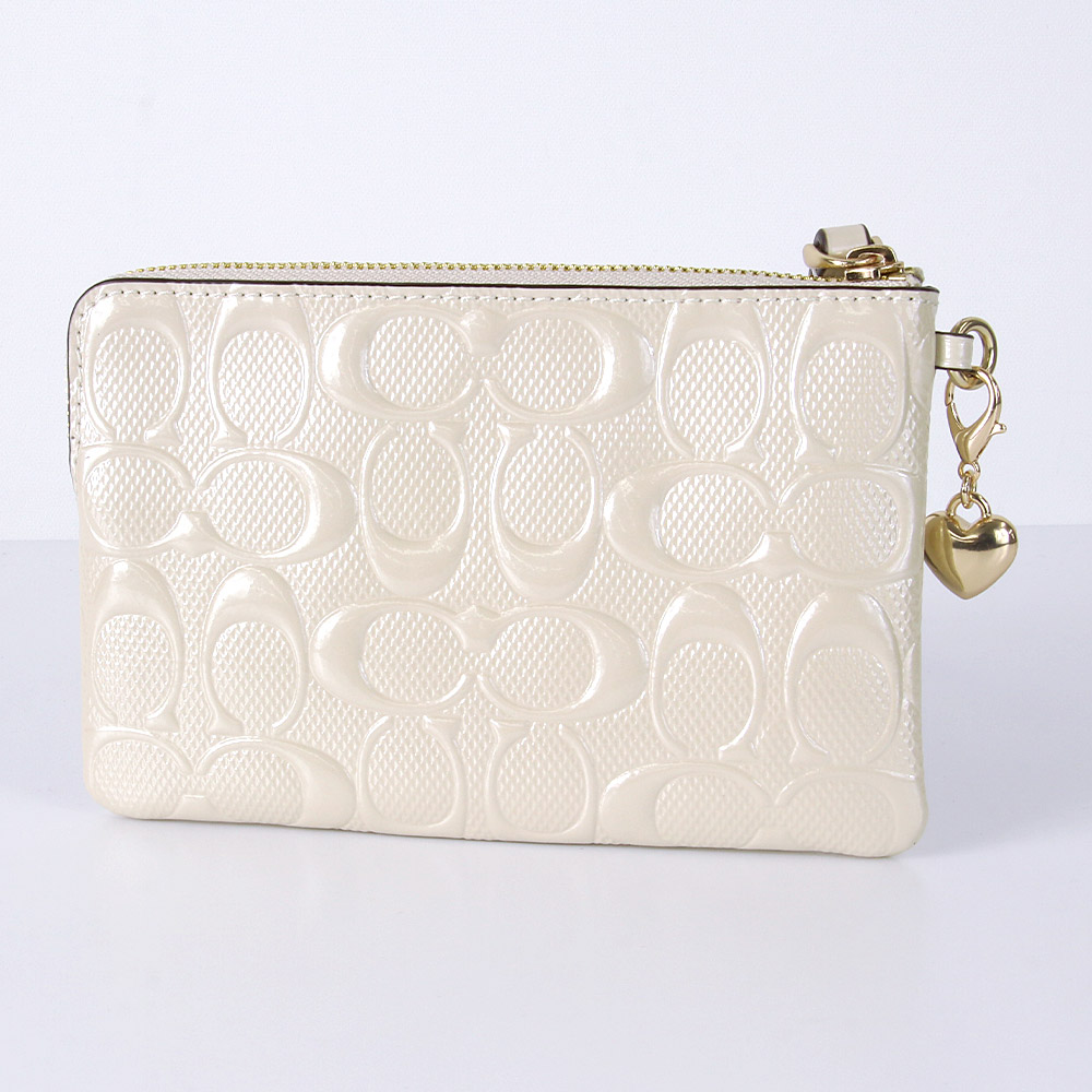 COACH（コーチ） ポーチ CDF04 IMCHK シグネチャー エナメル ハート