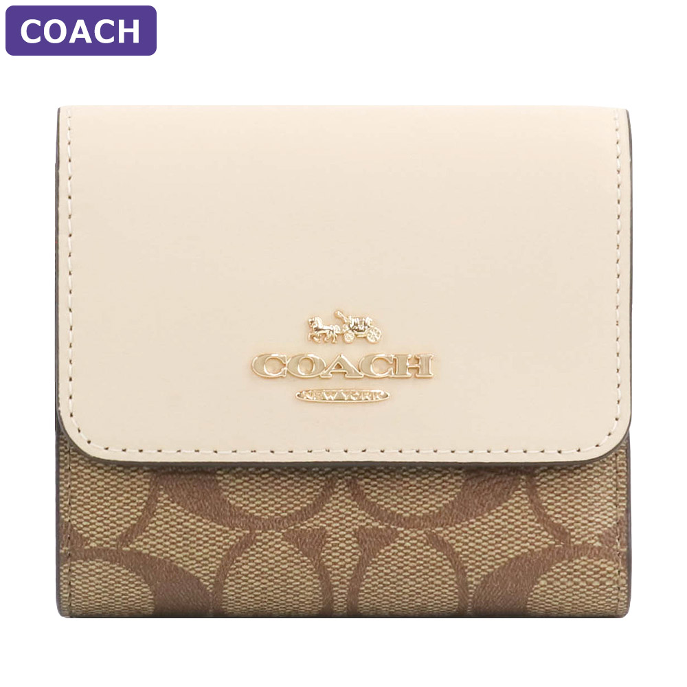 コーチ COACH 財布 二つ折り財布 CE930 ミニ財布 シグネチャー