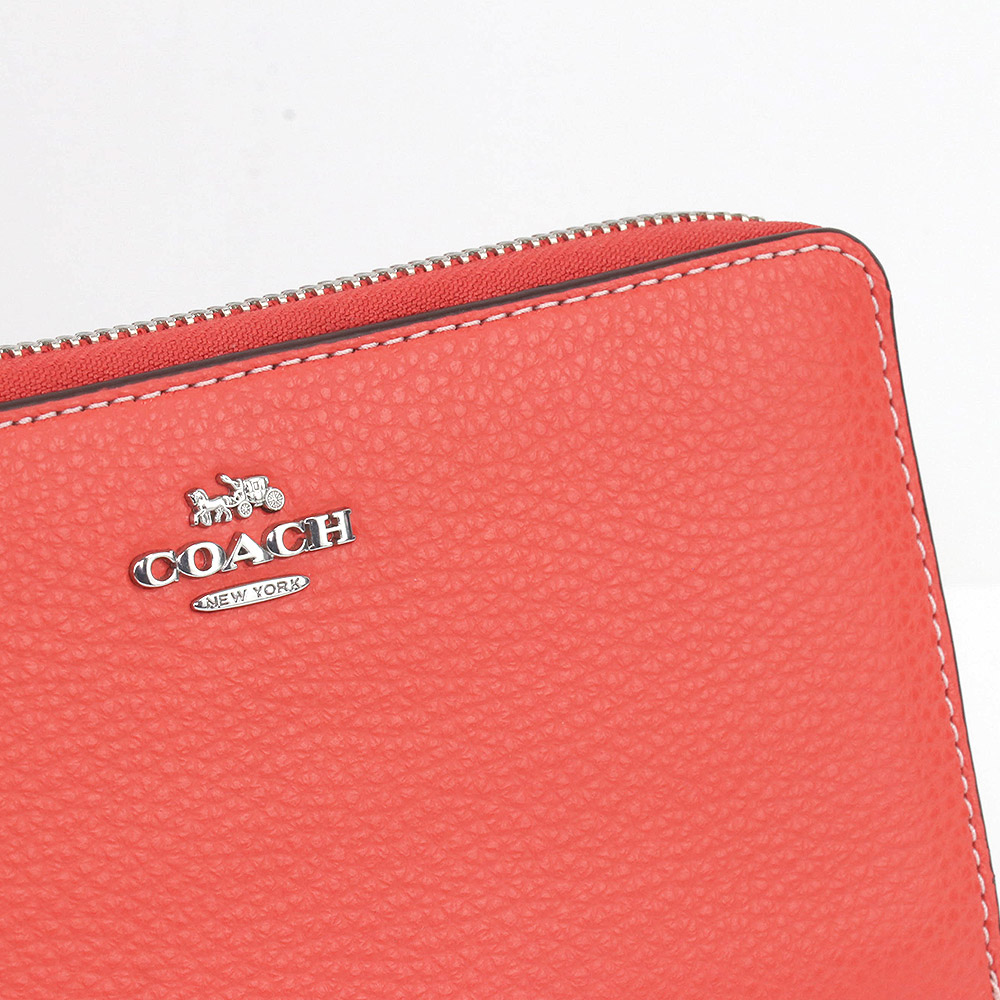 コーチ COACH 財布 長財布 CK427 SVTAG ストラップ シグネチャー