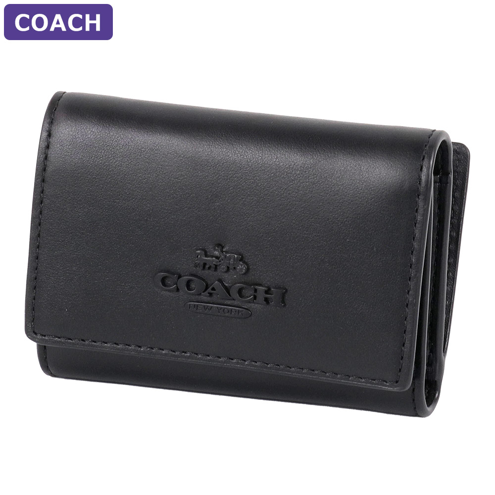 コーチ COACH 財布 三つ折り財布 CP260 JIBLK ミニ財布 アウトレット 