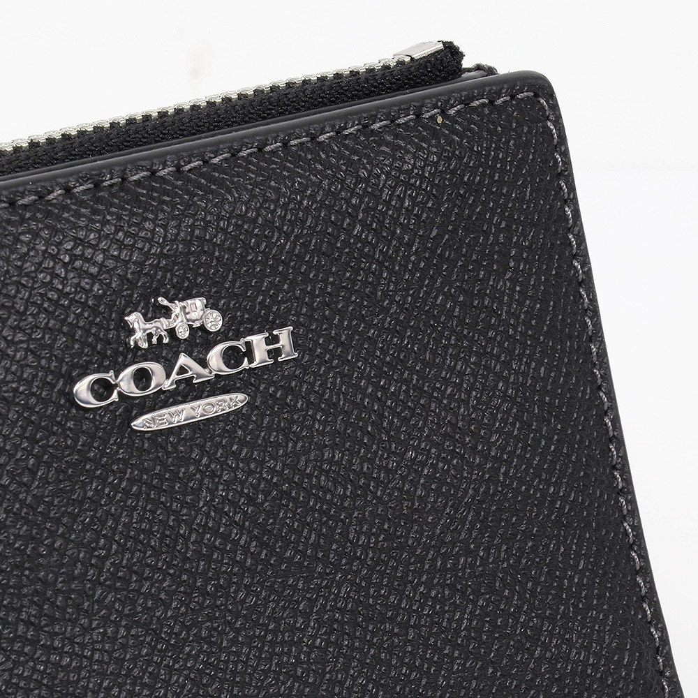 コーチ 二つ折り財布 レディース COACH Wallet CR983 SV/BK 楽天市場】コーチ 財布 レディース COACH 折り財布 クロス