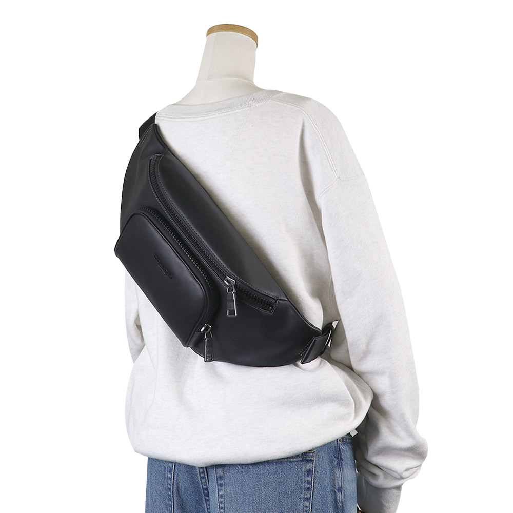 【新品】COACH コーチ ボディバッグ レザー ブラックCT754 QB/BK レザー ボディバッグ ブラックCT754 QB/BK 【新品】COACH コーチ