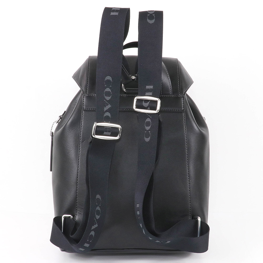 COACH ブラックレザーリュック COACH コーチ バッグ リュックサック CT811 SVBK レザー 革