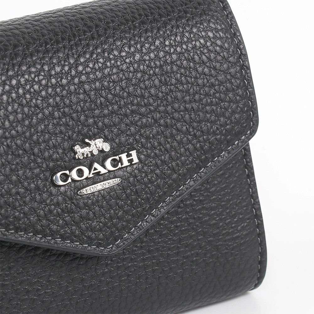 COACH（コーチ） カードケース CU170 SVBK ショルダーウォレット
