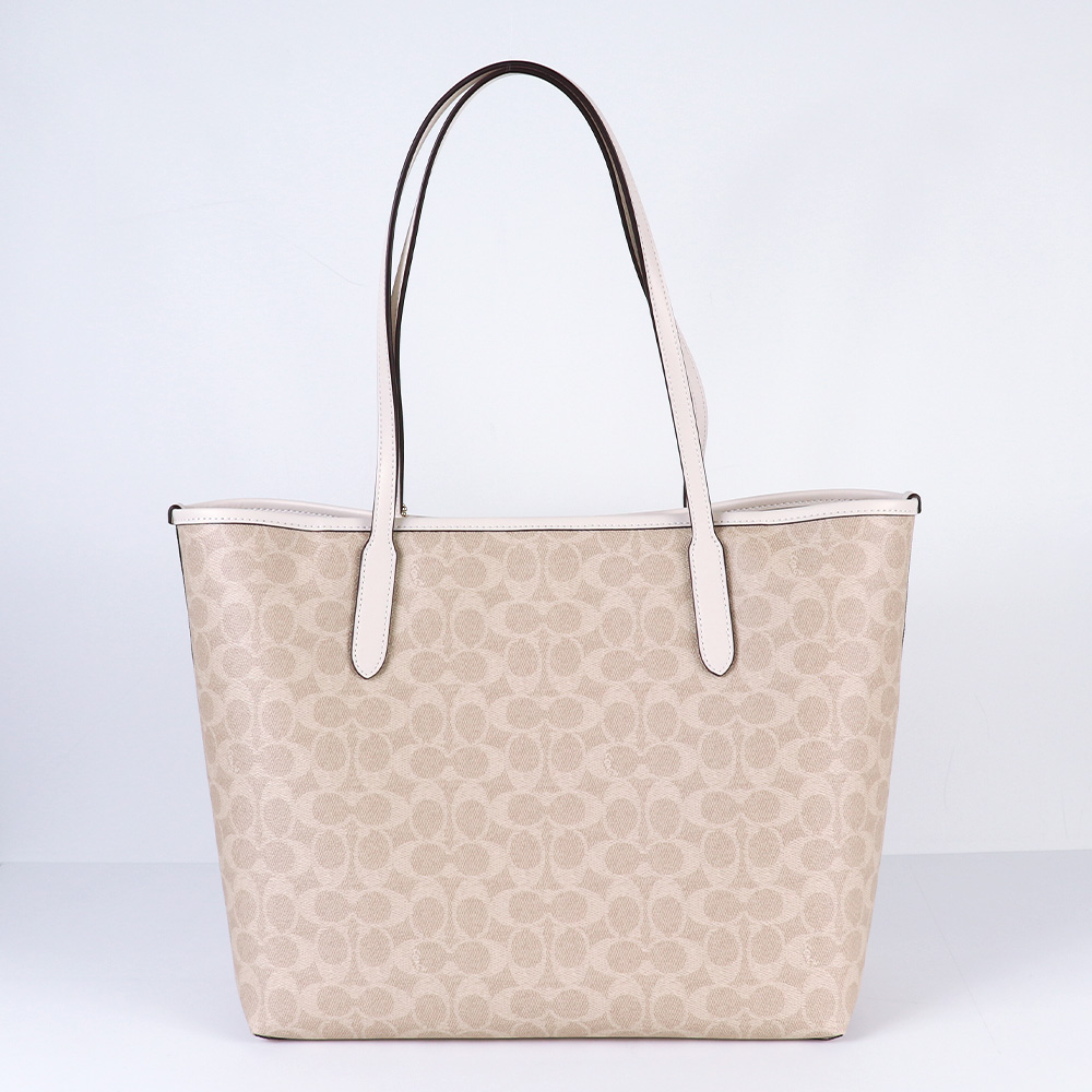   ダブルコンパートメント シグネチャー トート A4可 COACH OUTLET｜【公式】マギー トート バッグ・ブロックド