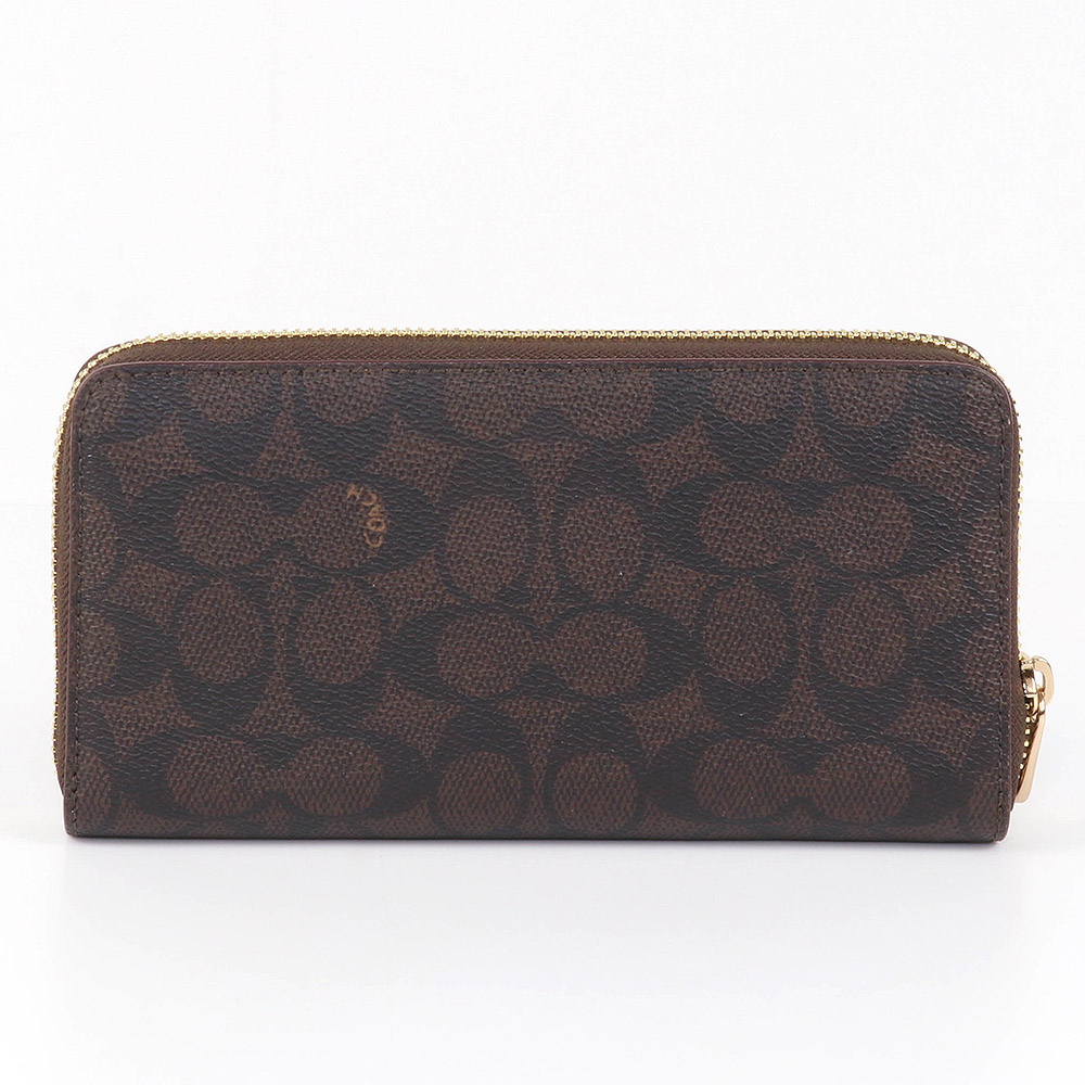 COACH（コーチ） 財布 長財布 CW778 IMXD0 ストラップ付 シグネチャー