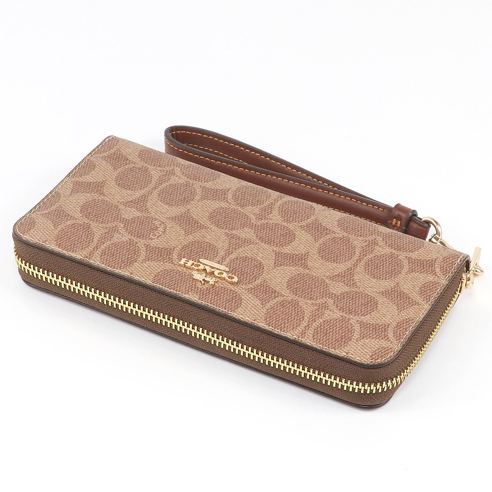 COACH コーチ 財布 長財布 CW778 IMXHE ストラップ付