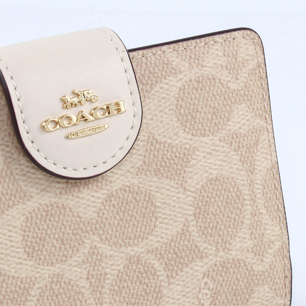 COACH コーチ 財布 二つ折り財布 CW786 IMXDM シグネチャー