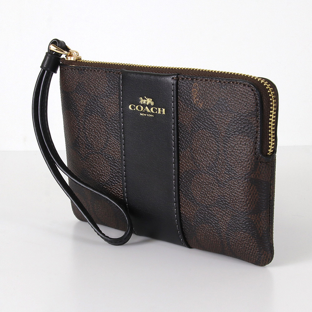 COACH コーチ シグネチャー アクセサリーポーチ ワンショルダー COACH（コーチ） ポーチ CW854 IMXAQ シグネチャー アウトレット