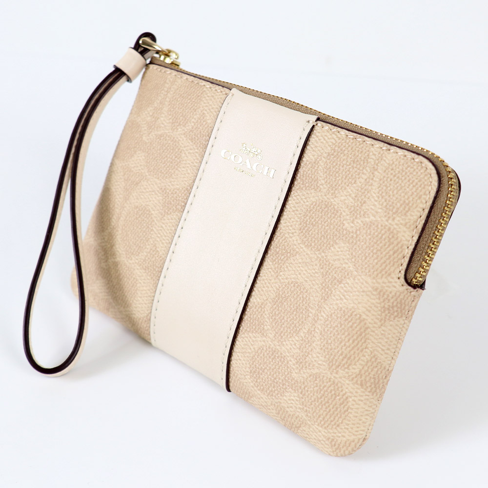 COACH NewYork ポーチ 日本非売品 新品未使用 COACH コーチ ポーチ CW854 IMXDM シグネチャー アウトレット