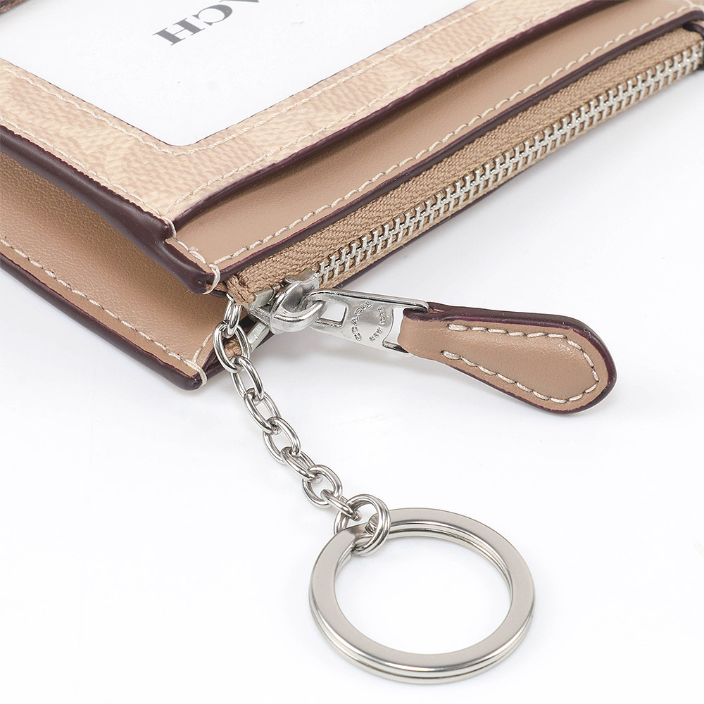 COACH（コーチ） パスケース CW870 SVPWH キーリング フラグメント