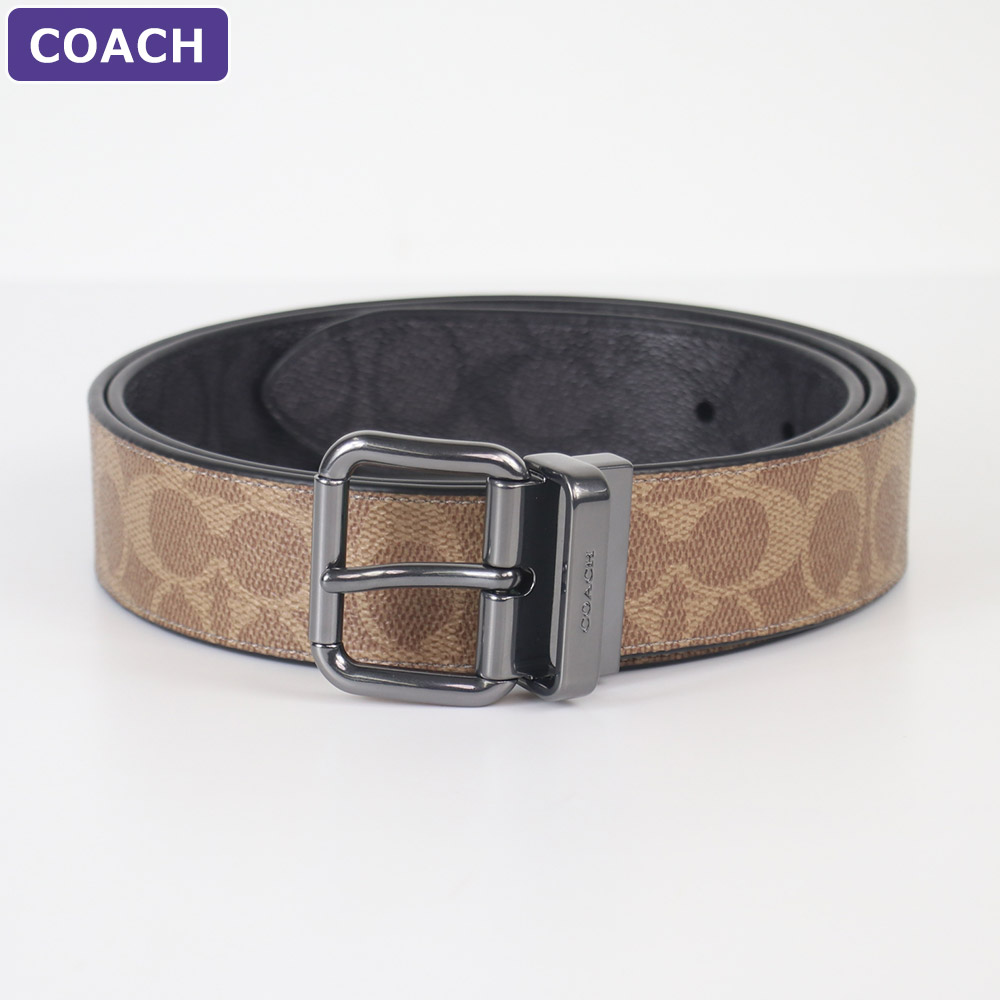 COACH（コーチ） ベルト メンズ 本革 ビジネス シグネチャー
