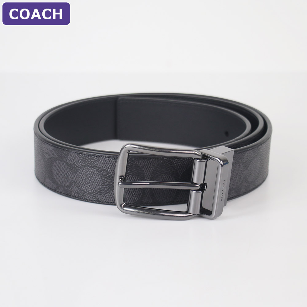 COACH（コーチ） ベルト メンズ 本革 ビジネス シグネチャー
