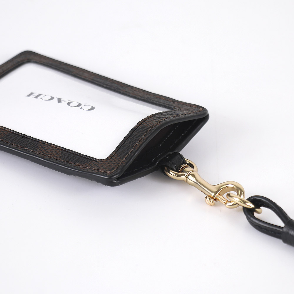 COACH コーチ IDケース 定期入れ パスケース ネックストラップ