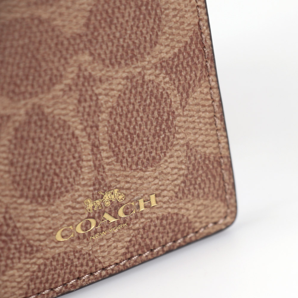 ♪再お値下げ♪ 新品未使用品　COACH（コーチ）IDケース COACH コーチ IDカードケース CZ285 IMXAQ シグネチャー