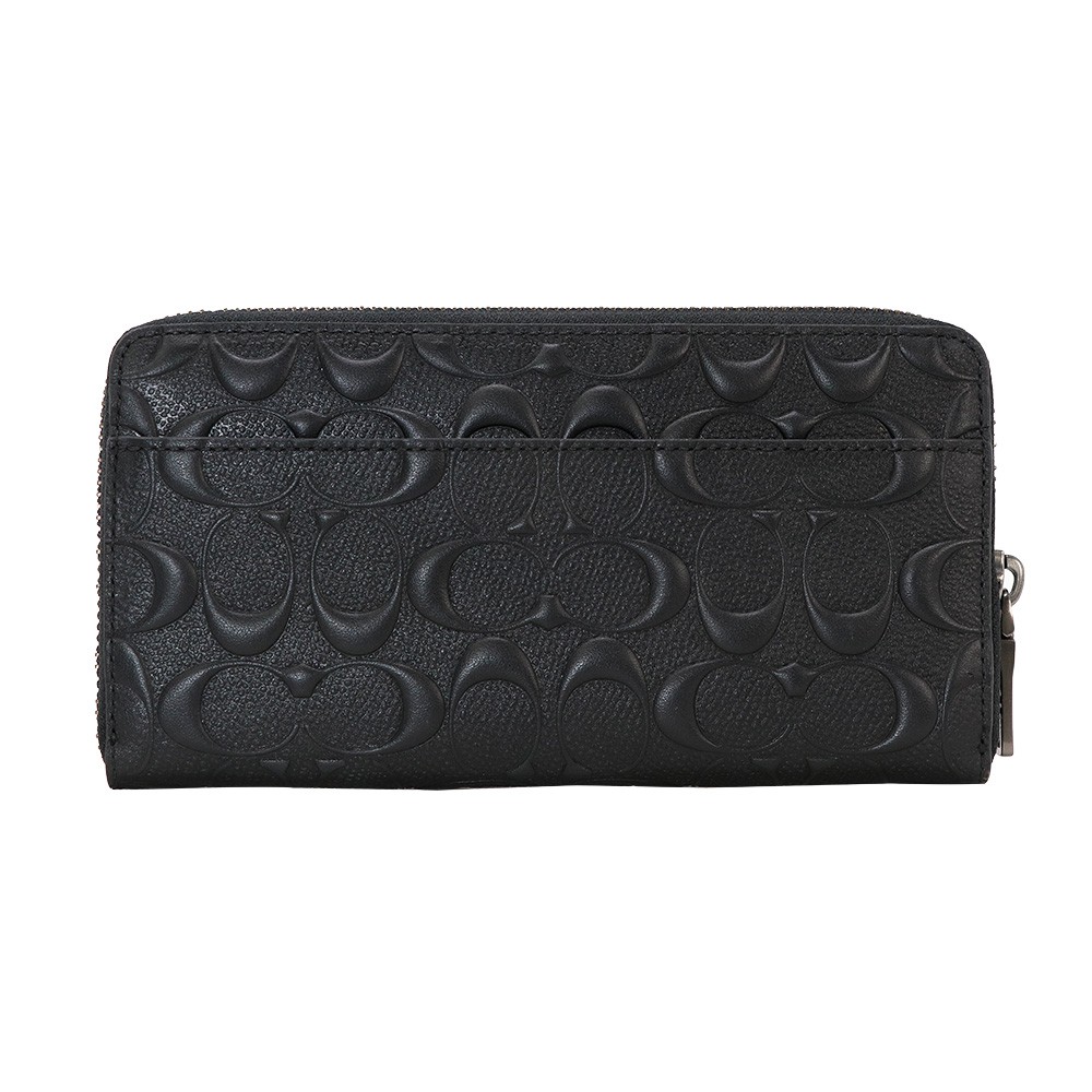 COACH（コーチ） 財布 長財布 F58113 BLK シグネチャー アウトレット