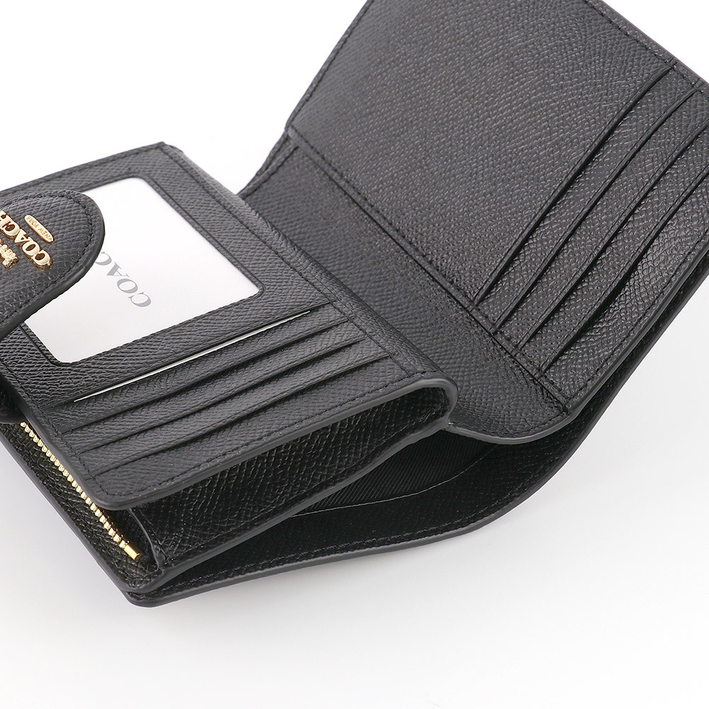 コーチ COACH 財布 二つ折り財布 6390 IMBLK ミニ財布 ミニ ...