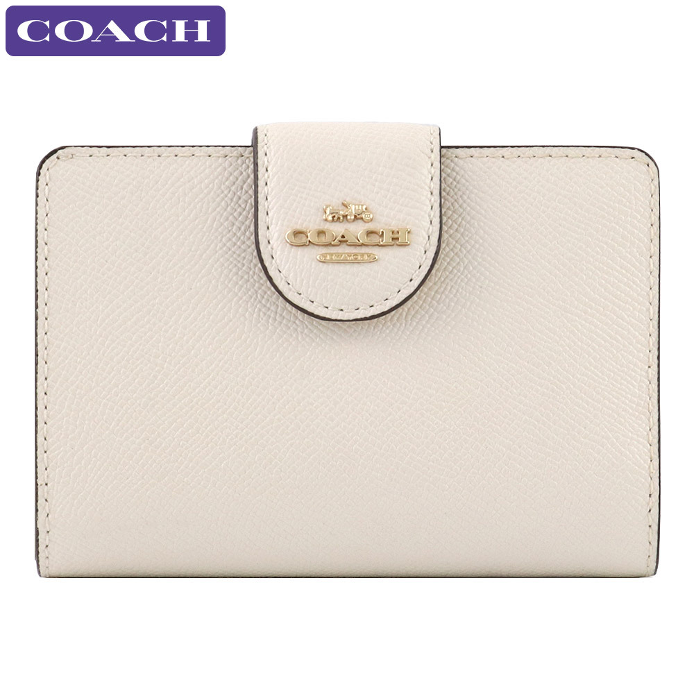 コーチ COACH 財布 二つ折り財布 6390 レザー 革 アウトレット