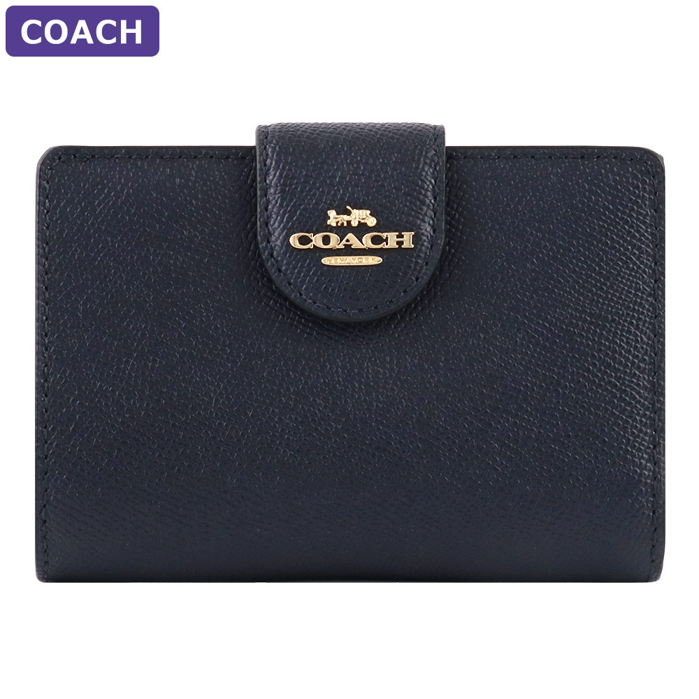 コーチ COACH 財布 二つ折り財布 6390 レザー 革 アウトレット