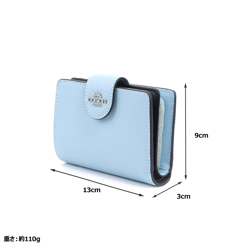 COACH（コーチ） 財布 二つ折り財布 6390 SVQVE ミニ財布 アウトレット