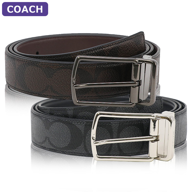 COACH（コーチ） ベルト メンズ レザー COACH F64825 シグネチャー