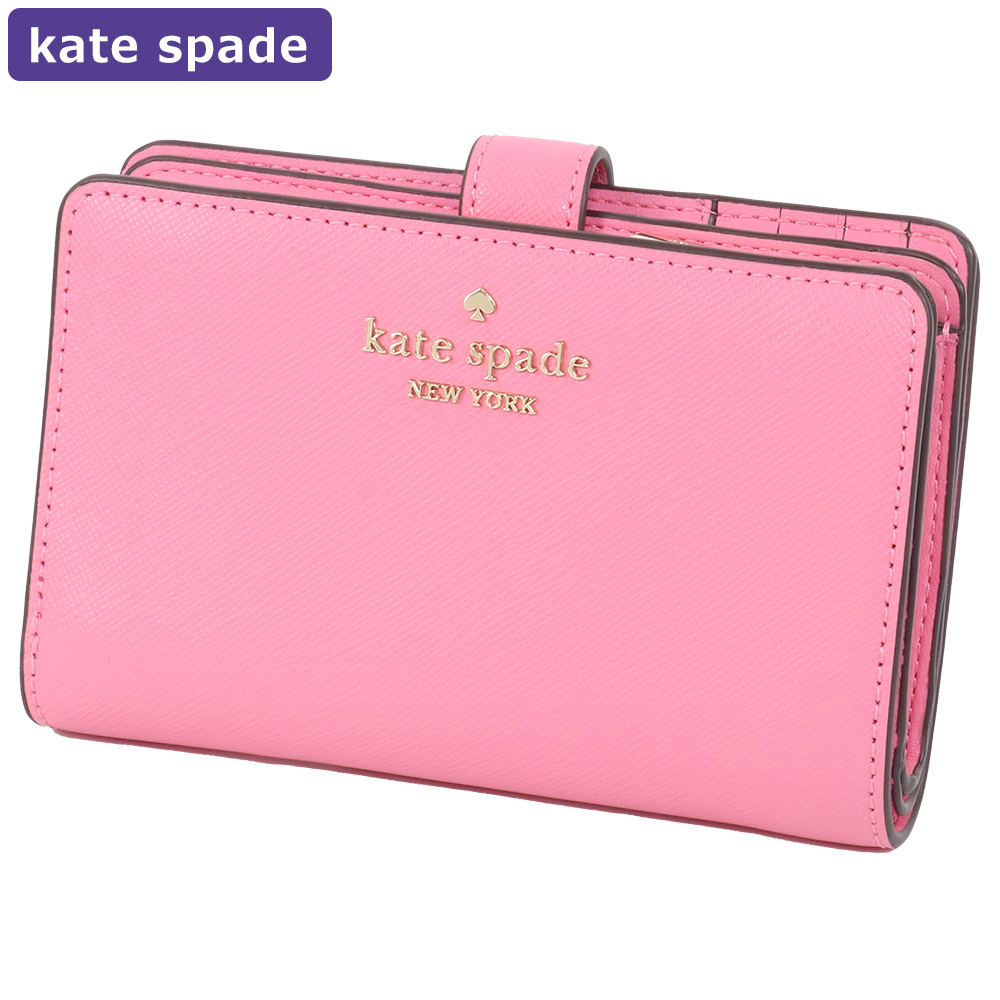 ケイトスペード KATESPADE 財布 二つ折り財布 KC580 サフィアーノレザー アウトレット...