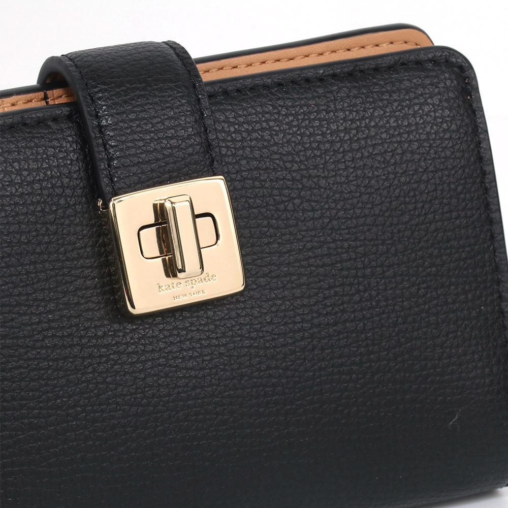 【国内即発】ケイトスペード 折り財布 KF534 001 BLK 楽天市場】ケイトスペード KATESPADE 財布 二つ折り財布 KF534
