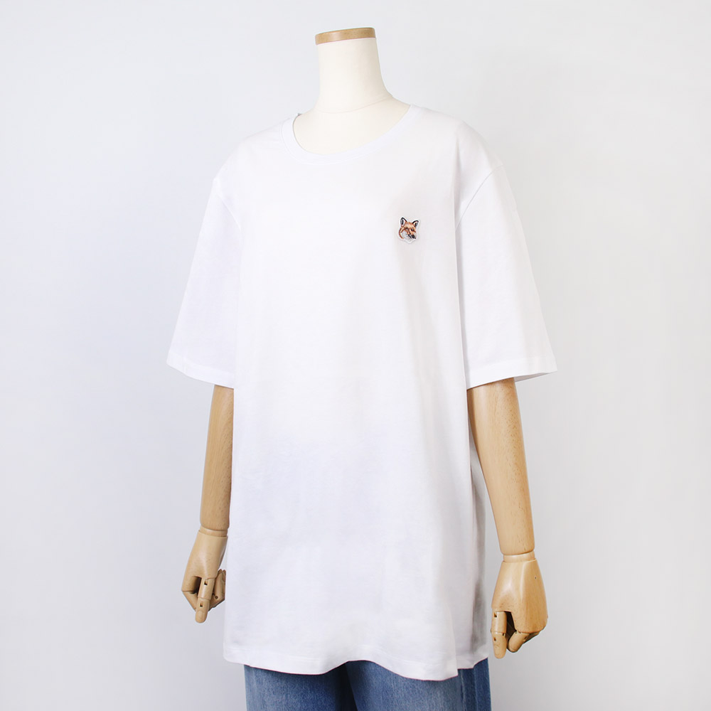MAISON Kitsuné foxパッチ ホワイト s Tシャツ半袖 Maison Kitsuné Fox Head Patch Regular Tee | Shopbop