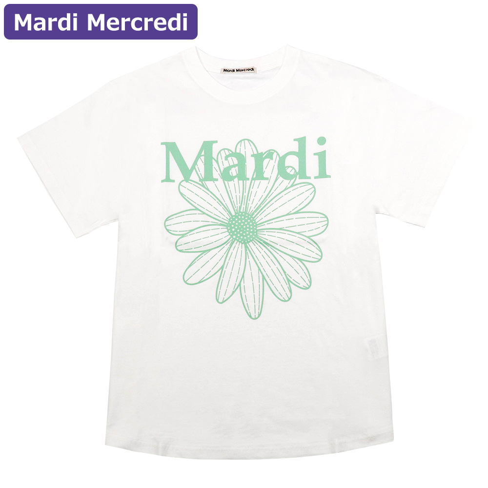 マルディメクルディ Mardi Mercredi Tシャツ TSHIRT FLOWERMARDI I...