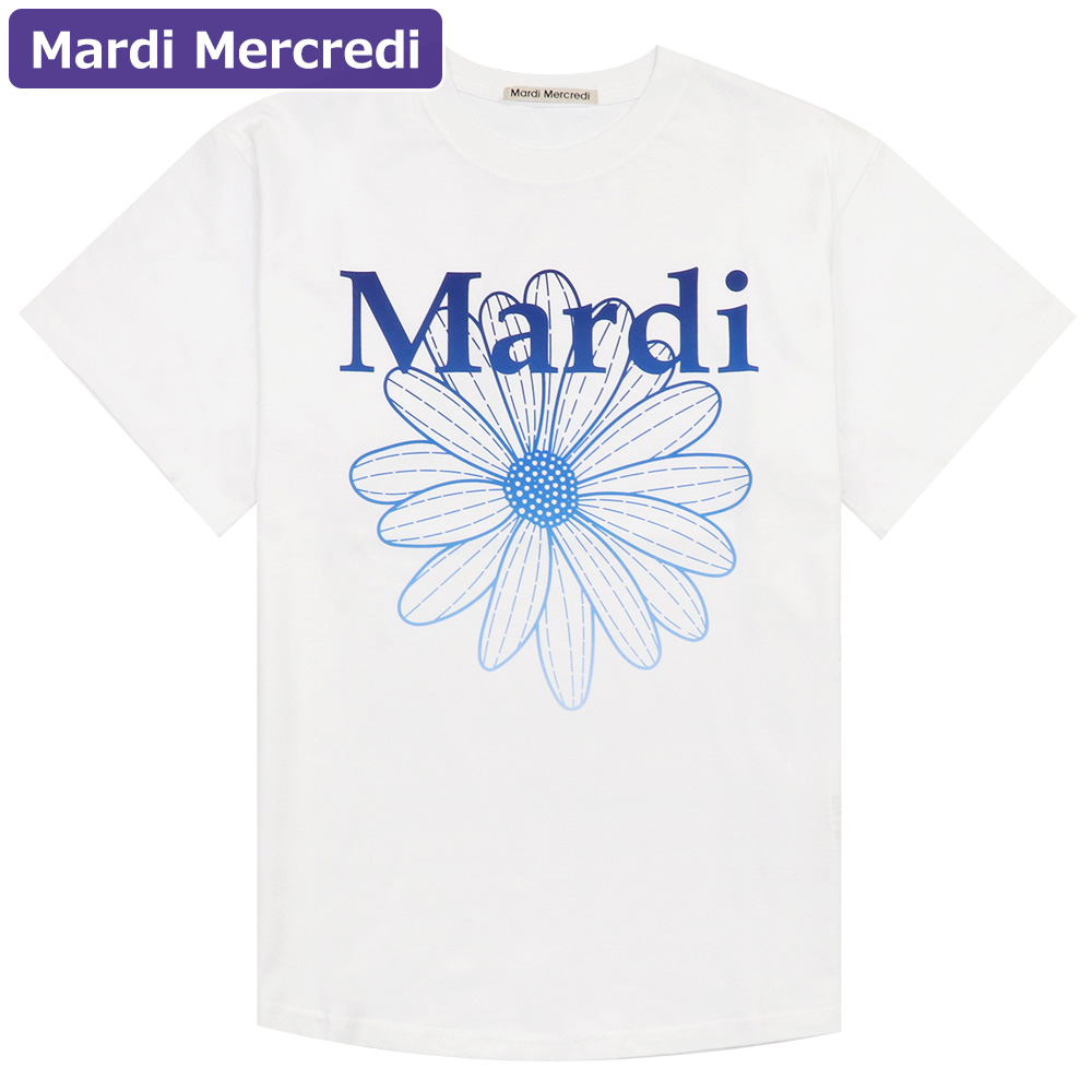 マルディメクルディ MARDI MERCREDI アパレル Tシャツ 半袖 TSHIRT FLOWERMARDI GRADATION 韓国 ファッション