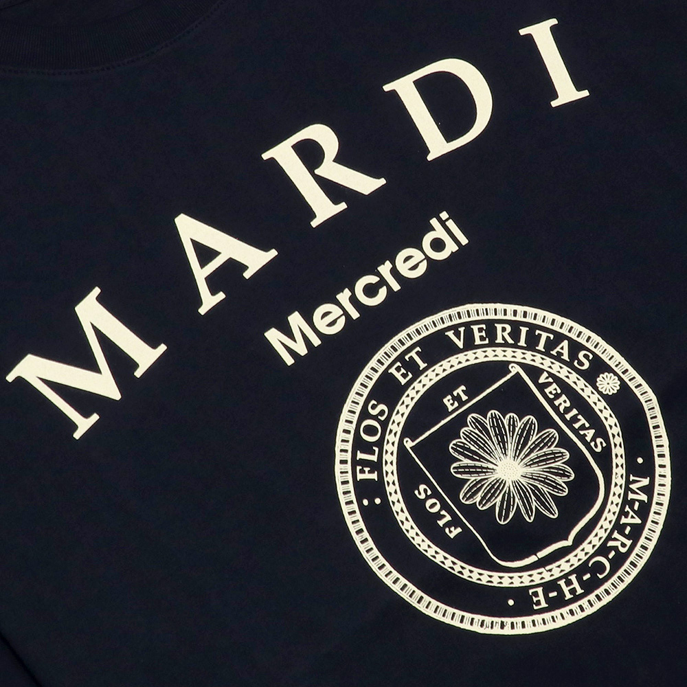 Mardi Mercredi マルディメクルディ Tシャツ TSHIRT UNIV NAVY