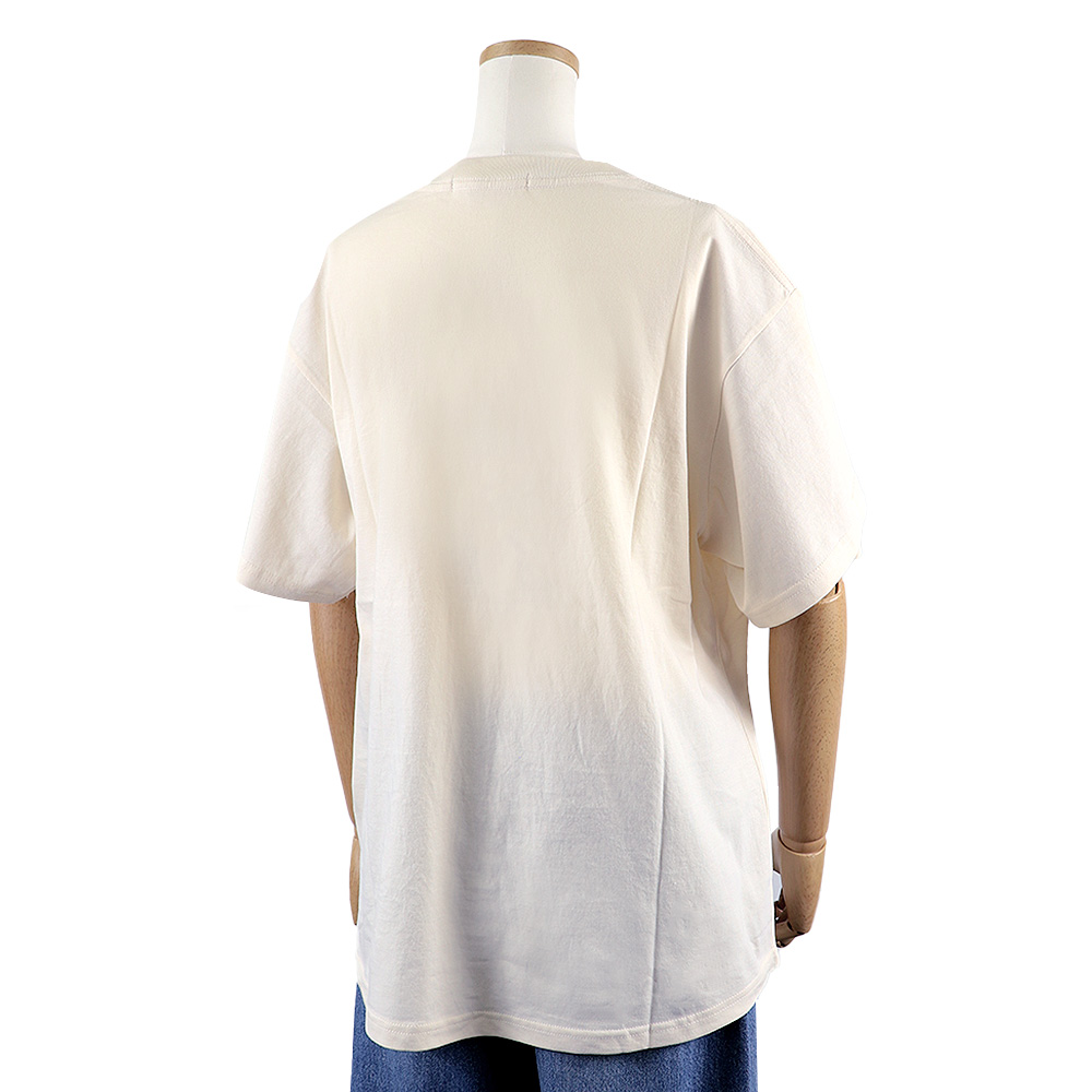 マルディメクルディ Mardi Mercredi Tシャツ TSHIRT TRIPLE FLOWER BUTTER ASHBLUE 半袖 レディース 韓国 ファッション アパレル Mardi Mercredi マルディメクルディ Tシャツ TSHIRT TRIPLE