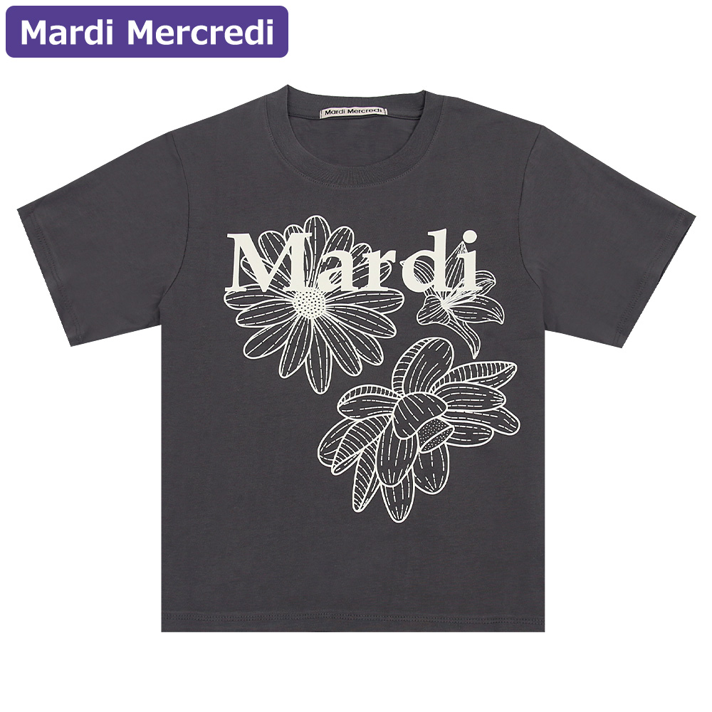 マルディメクルディ Mardi Mercredi Tシャツ TSHIRT FLOWERMARDI BLACK PINK 半袖 レディース 韓国 ファッション アパレル 楽天市場】マルディメクルディ MARDI MERCREDI アパレル Tシャツ