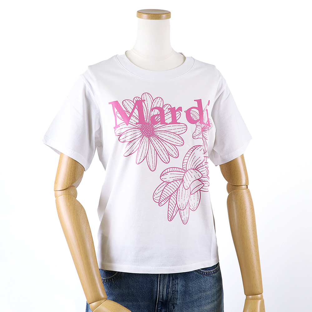 Mardi mercredi 半袖ニット ピンク　韓国 Mardi Mercredi マルディメクルディ Tシャツ SLIM TSHIRT TRIPLE