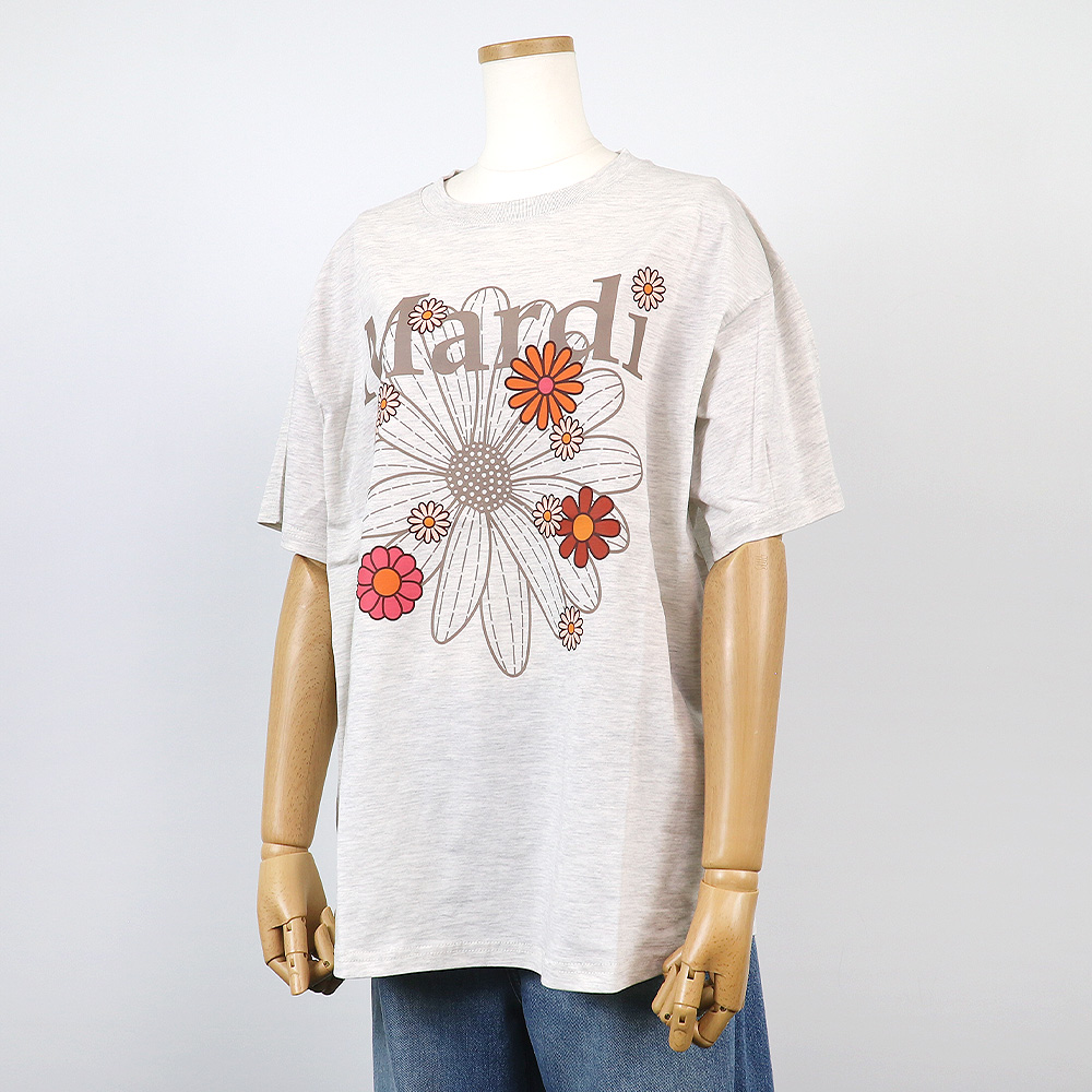 マルディメクルディ Mardi Mercredi Tシャツ SLIM TSHIRT FLOWERMARDI BLOSSOM OATMEAL TAUPE 半袖 レディース 韓国 ファッション アパレル スリムサイズ 楽天市場】マルディメクルディ Mardi Mercredi Tシャツ SLIM