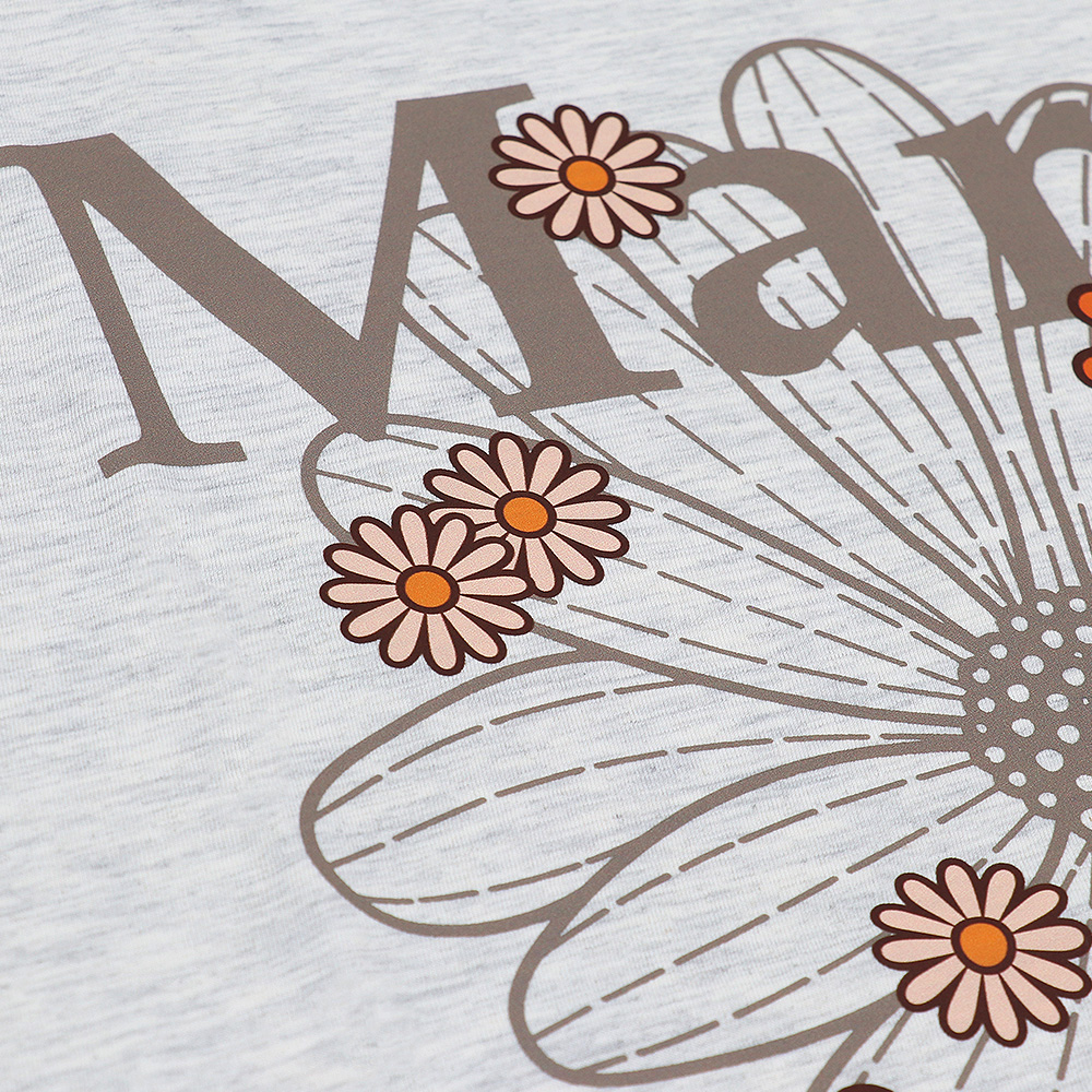 Mardi Mercredi マルディメクルディ Tシャツ TSHIRT FLOWERMARDI