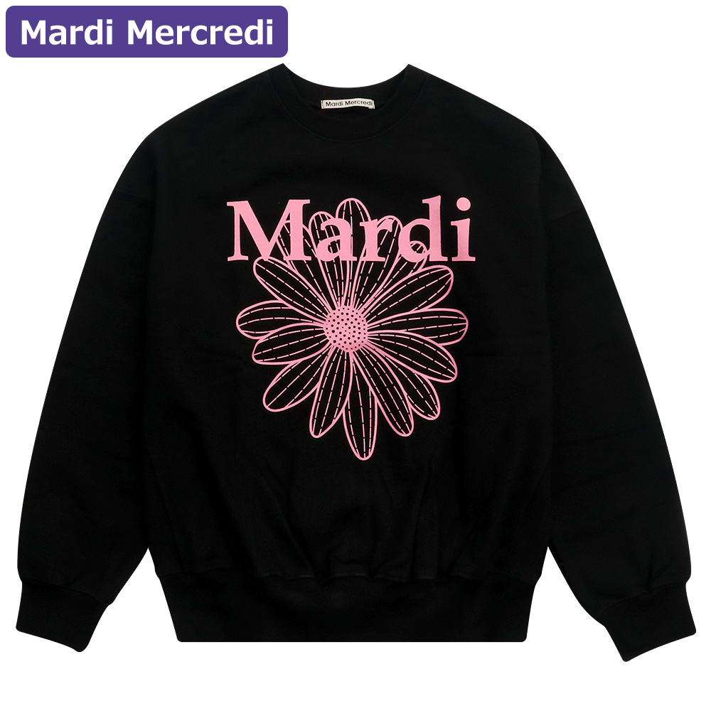 マルディメクルディ Mardi Mercredi スウェット SWEATSHIRT FLOWERMA...