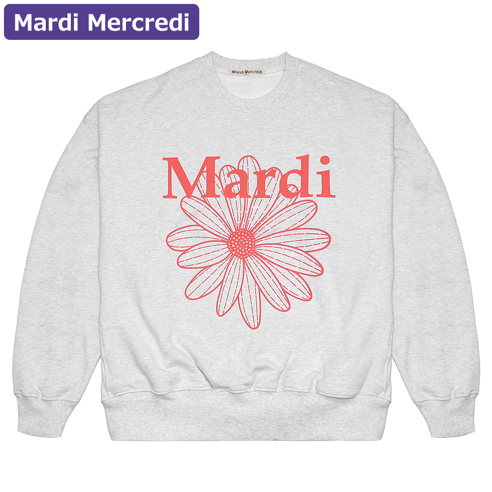 マルディメクルディ Mardi Mercredi スウェット SWEATSHIRT FLOWERMA...