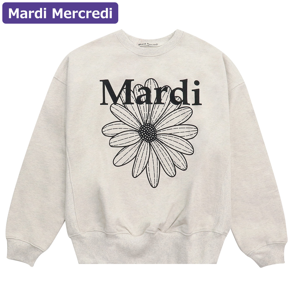 マルディメクルディ Mardi Mercredi スウェット SWEATSHIRT FLOWERMARDI 長袖 レディース 韓国 ファッション アパレル｜hommage｜13