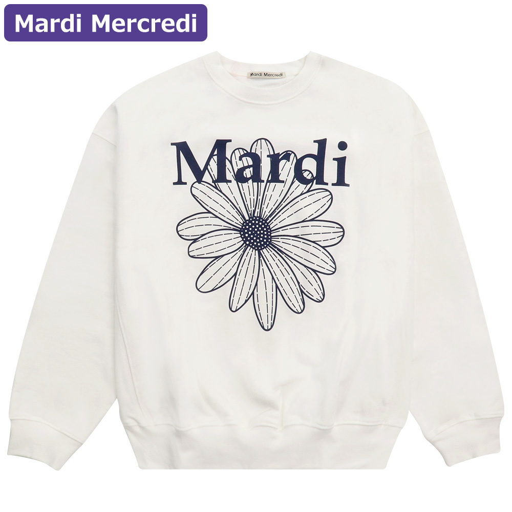 マルディメクルディ Mardi Mercredi スウェット SWEATSHIRT FLOWERMARDI 長袖 レディース 韓国 ファッション アパレル｜hommage｜10