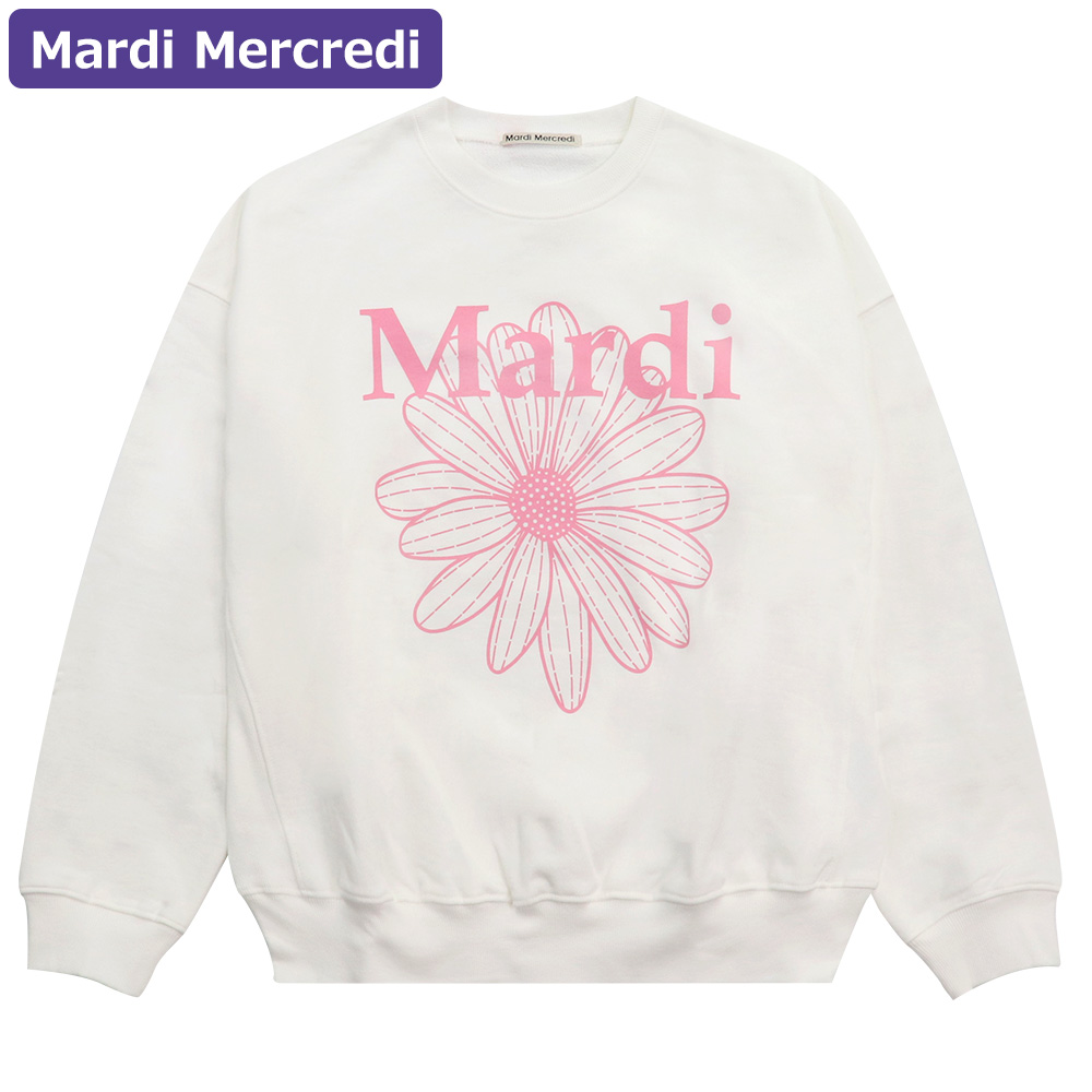 マルディメクルディ Mardi Mercredi スウェット SWEATSHIRT FLOWERMARDI 長袖 レディース 韓国 ファッション アパレル｜hommage｜11