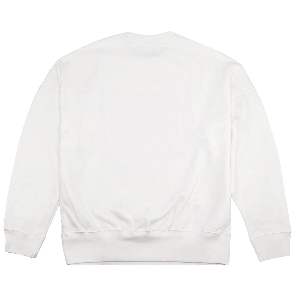 Mardi Mercredi スウェット ホワイト ブルー MARDI MERCREDI(マルディメクルディ) トレーナーMM 01 CT100 OX