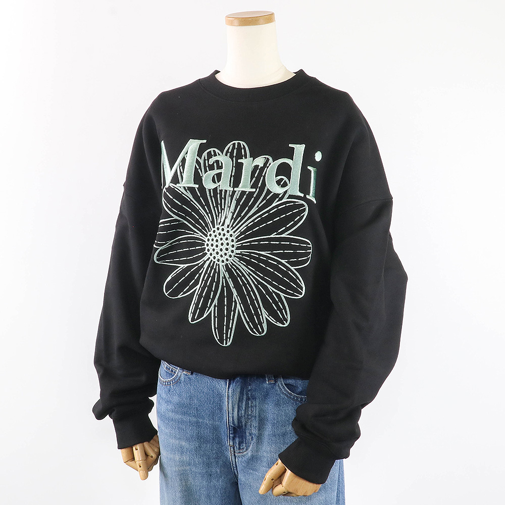 【MARITHE】韓国人気◆RUGBY SWEATSHIRT シンプルロゴ MARITHE】韓国人気◇RUGBY SWEATSHIRT シンプルロゴ (Marithe +